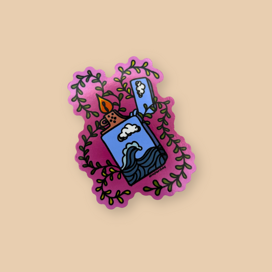 Zippo Lighter Sticker