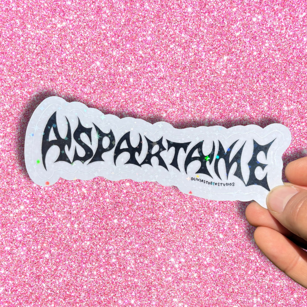 Aspartame Sticker