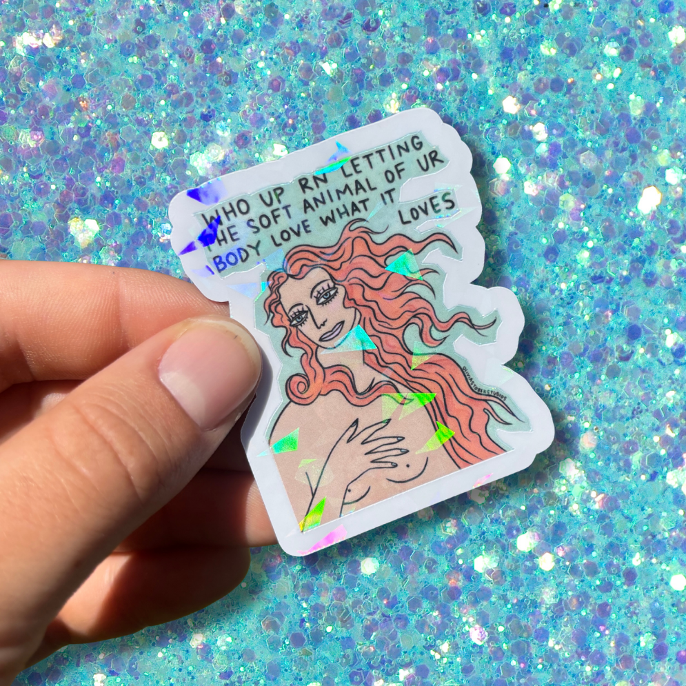 Soft Animal Sticker