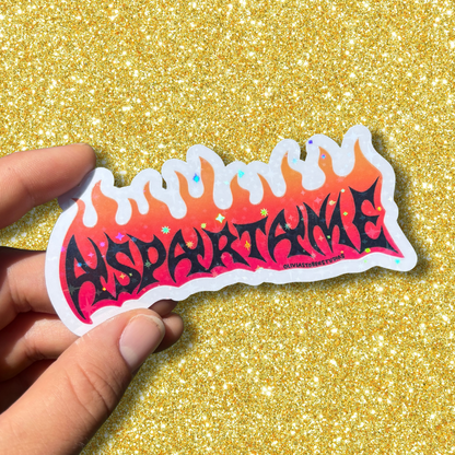 Aspartame 🔥FLAME VERSION🔥Sticker