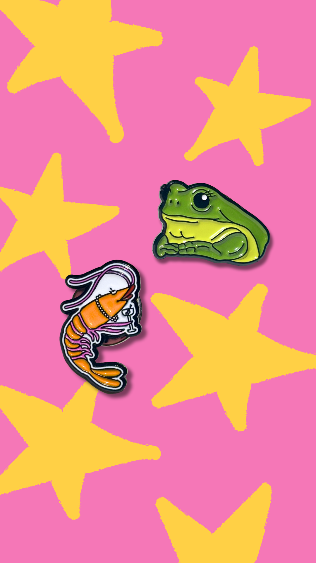 Enamel Pin Critter Duo