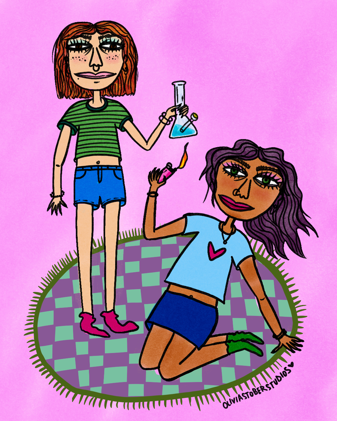 Custom Digital Portrait Illustration