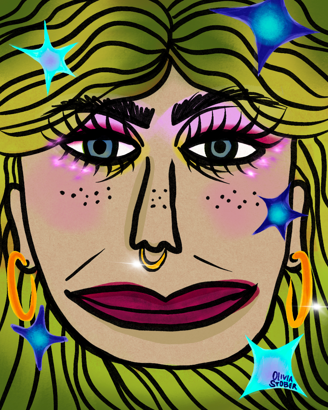 Custom Digital Portrait Illustration