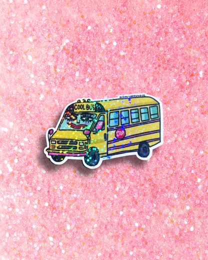 Cool Bus Sticker