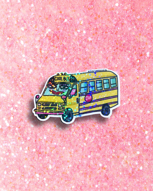 Cool Bus Sticker