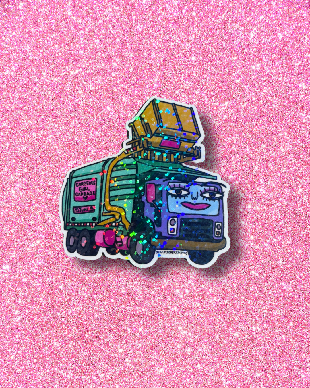 Gorgeous Garbage Truck Sticker