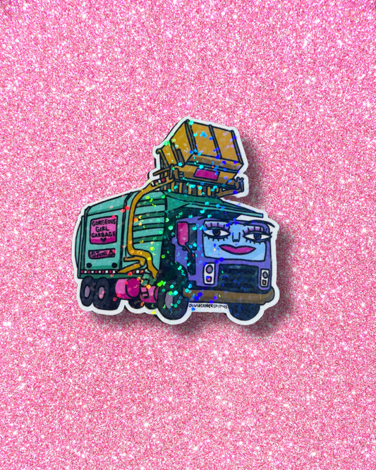 Gorgeous Garbage Truck Sticker