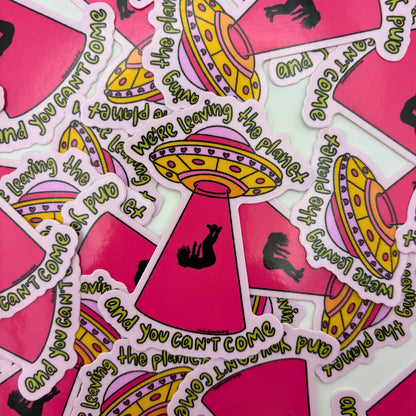 Super Graphic Ultra Modern Girl Sticker