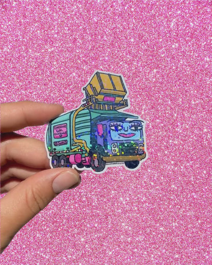 Gorgeous Garbage Truck Sticker