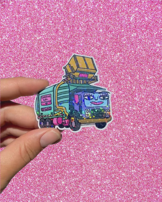 Gorgeous Garbage Truck Sticker