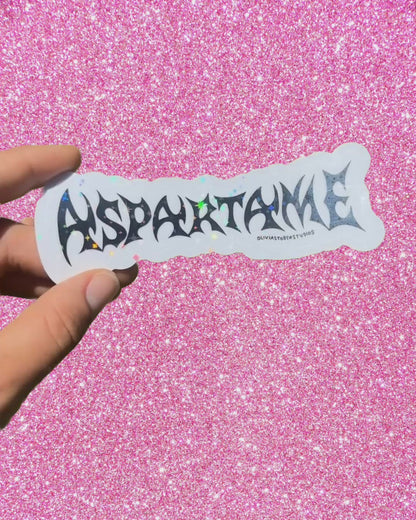 Aspartame Sticker