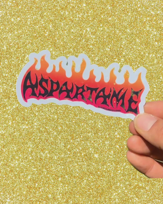 Aspartame 🔥FLAME VERSION🔥Sticker