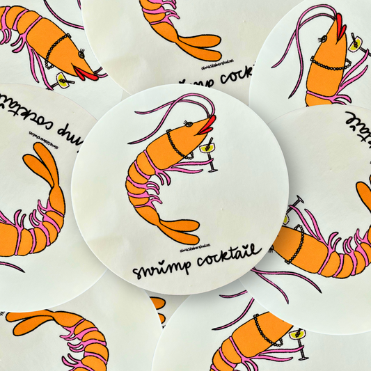 Shrimp Cocktail Sticker