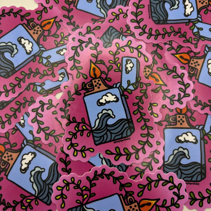 Zippo Lighter Sticker